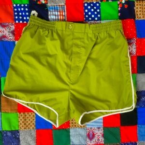 SOLDDD 70s mens swim trunks